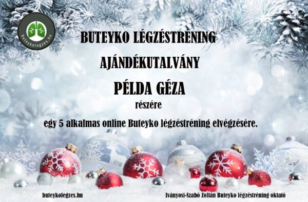 Buteyko ajándékutalvány