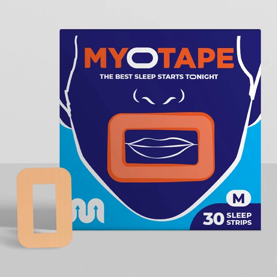 MYOTAPE orrlégzést támogató szájtapasz - felnőtt M méret